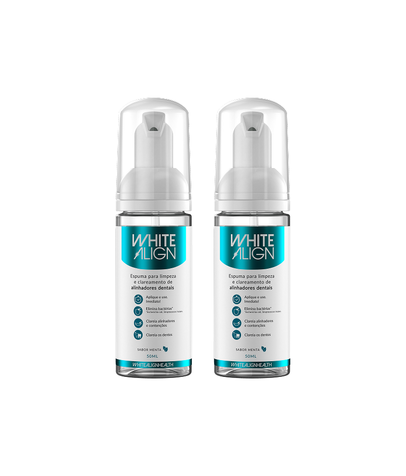 WhiteAlign Espumas de Limpeza
